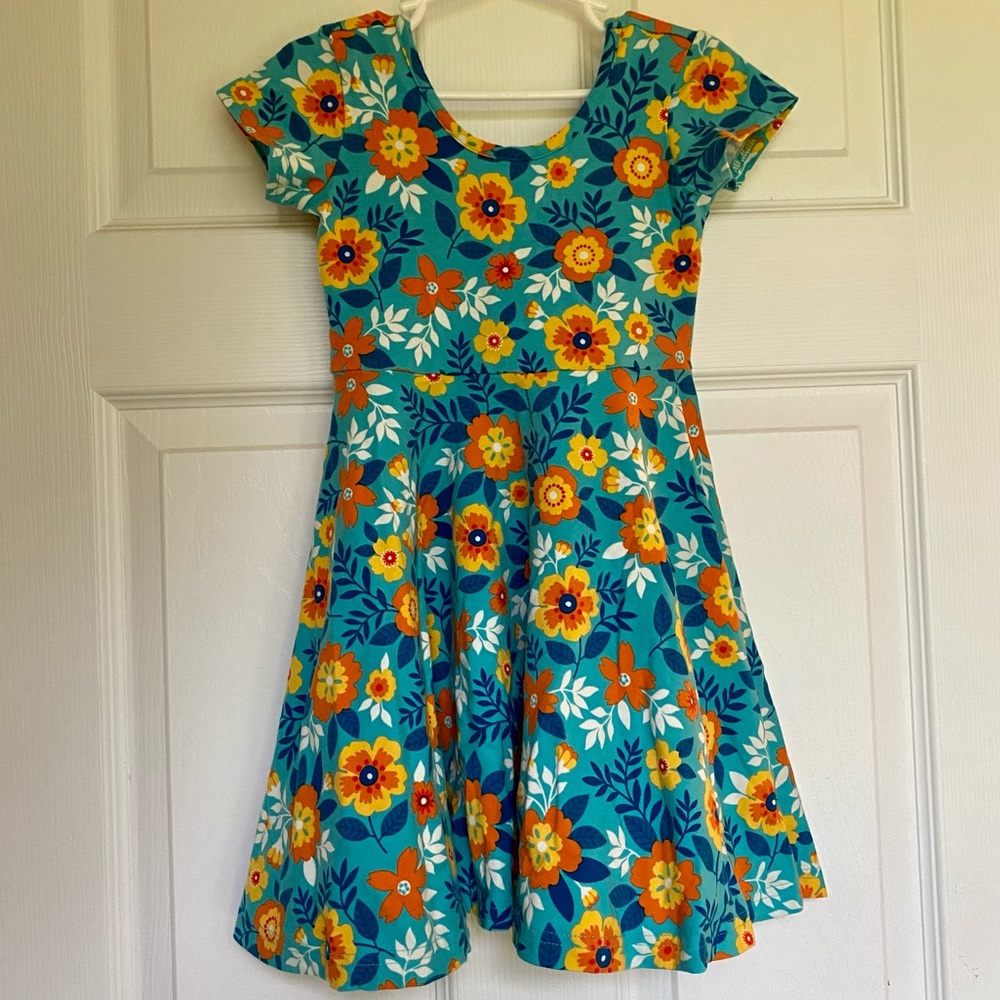 Eleanor Rose fall flowers dress size 5-6